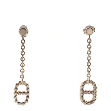 Hermes Chaine d'Ancre Dangling Earring Earrings Sterling Silver