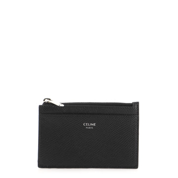 Celine Zip Card Holder Leather