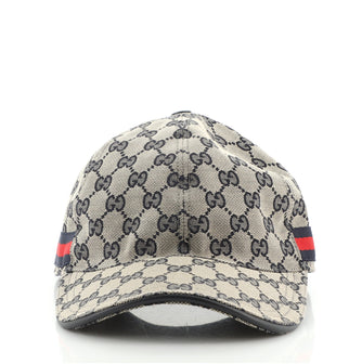 Gucci Web Baseball Cap GG Canvas