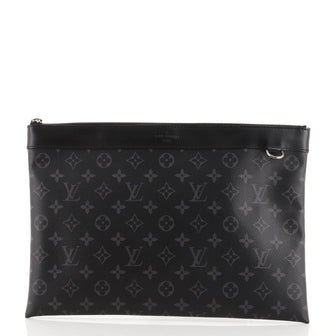 Louis Vuitton Discovery Pochette Monogram Eclipse Canvas GM