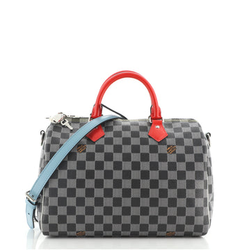 Louis Vuitton Speedy Bandouliere Bag Limited Edition Colored Damier 30