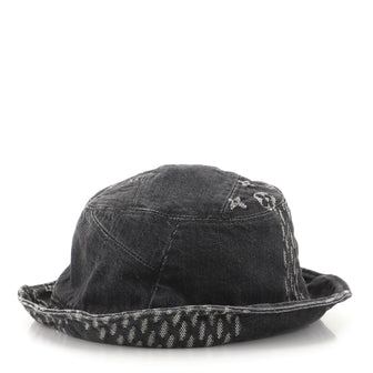 Louis Vuitton Nigo Sun Hat Limited Edition Giant Damier and Monogram Denim