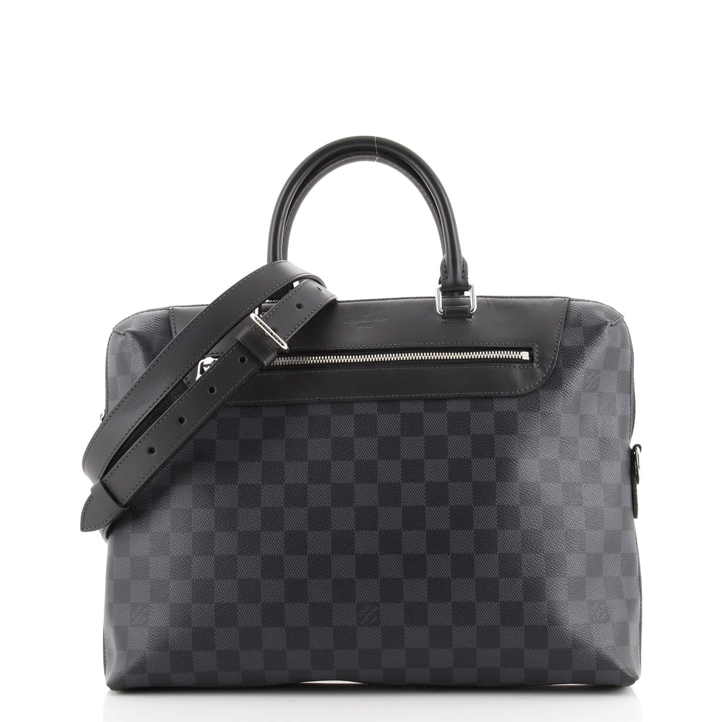 Louis Vuitton Damier Cobalt Porte Documents Jour Tote Bag – I MISS