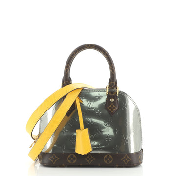 Louis Vuitton Alma Handbag	 Limited Edition Metallic Monogram Vernis with Monogram Canvas BB