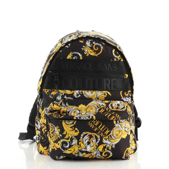 Versace Backpack Printed Nylon Large