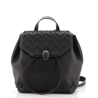Bvlgari Serpenti Forever Backpack Quilted Leather