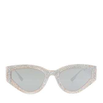 Christian Dior CatStyleDior1 Sunglasses Crystal Embellished Acetate