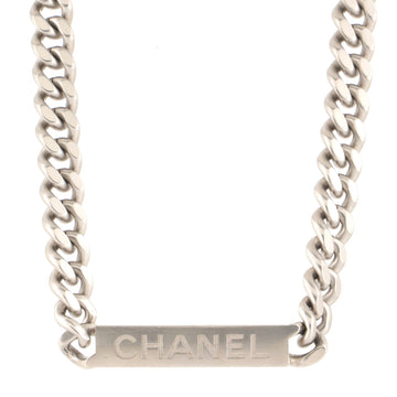 Chanel ID Curb Chain Necklace Metal