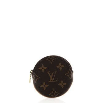 Louis Vuitton Round Coin Purse Monogram Canvas