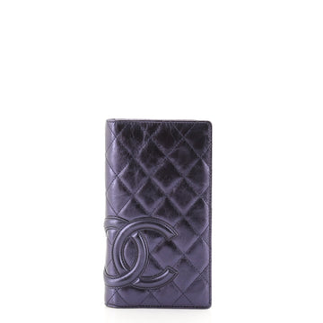 Chanel Cambon Wallet Quilted Lambskin Long