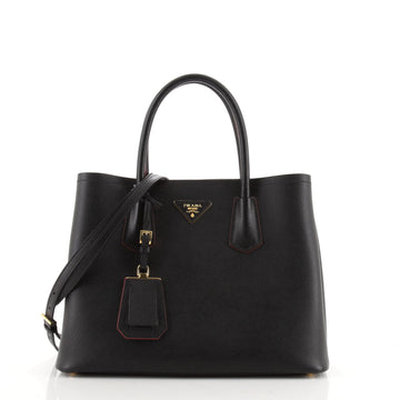 Prada Cuir Double Tote Saffiano Leather Medium