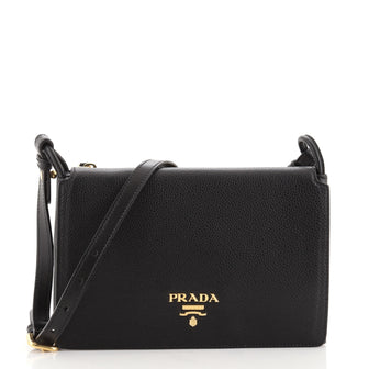 Prada Flap Crossbody Bag Vitello Daino Medium