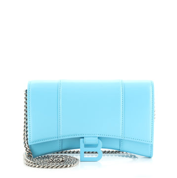 Balenciaga Hourglass Chain Crossbody Bag Leather