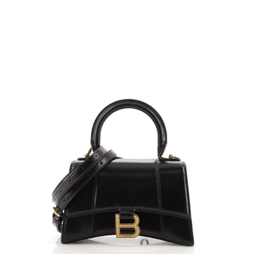 Balenciaga Hourglass Top Handle Bag Leather XS