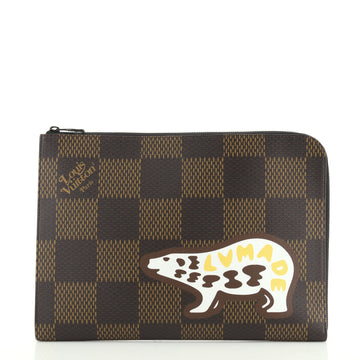 Louis Vuitton Nigo Pochette Jour Limited Edition Printed Giant Damier GM