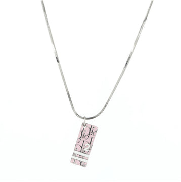 Christian Dior Trotter Pendant Necklace Earrings Metal and Enamel