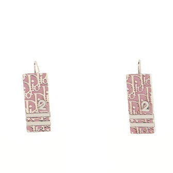 Christian Dior Trotter Dangle Earrings Metal and Enamel
