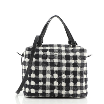 Celine Soft Cube Bag Vichy Fabric Small