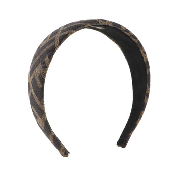 Fendi Headband Zucca Canvas