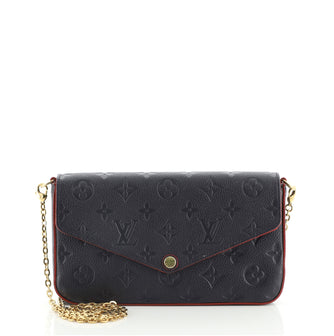 Louis Vuitton Felicie Pochette Monogram Empreinte Leather
