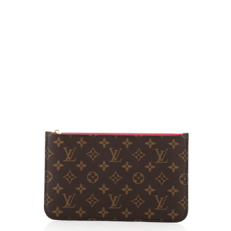 Louis Vuitton Neverfull Pochette Monogram Canvas Large