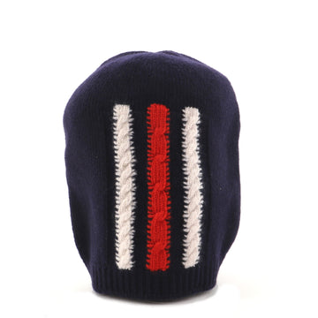 Gucci Web Beanie Wool