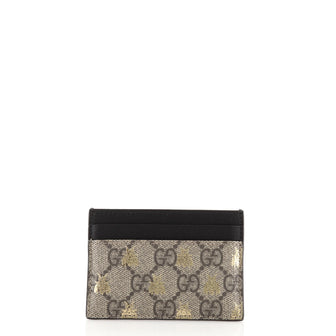 Gucci Card Holder Printed GG Coated Canvas