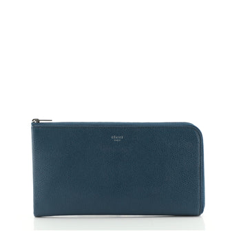 Celine Half Zip Multifunction Wallet Leather Large
