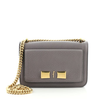 Salvatore Ferragamo Ginevra Shoulder Bag Leather Small