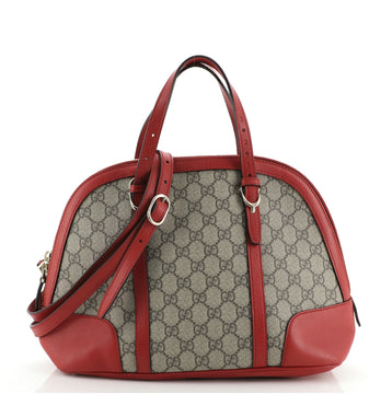 Gucci Nice Top Handle Bag GG Coated Canvas Small