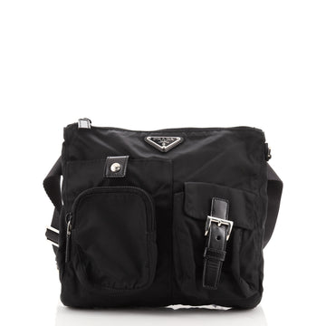 Prada Utility Messenger Bag Tessuto Small