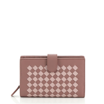 Bottega Veneta French Wallet Intrecciato Nappa Medium