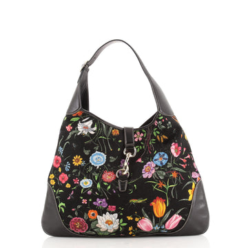 Gucci Jackie O Bag Flora Canvas Large