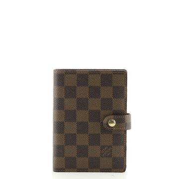 Louis Vuitton Ring Agenda Cover Damier PM