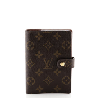 Louis Vuitton Ring Agenda Cover Monogram Canvas PM
