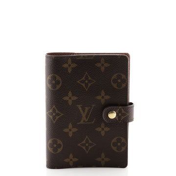 Louis Vuitton Ring Agenda Cover Monogram Canvas PM