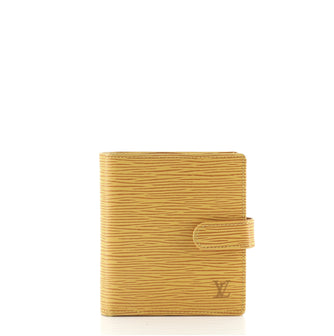Louis Vuitton Porte-Billets Wallet Epi Leather Compact