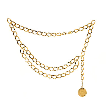 Chanel Vintage Medallion Chain Belt Metal