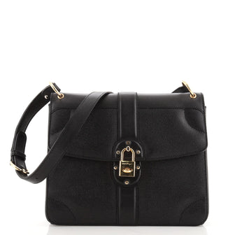 Salvatore Ferragamo Padlock Flap Crossbody Bag Leather Small