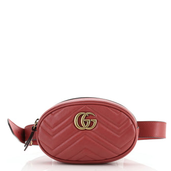 Gucci GG Marmont Belt Bag Matelasse Leather