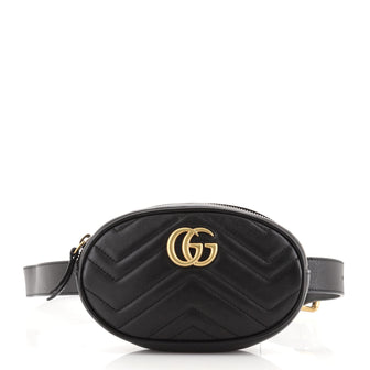 Gucci GG Marmont Belt Bag Matelasse Leather