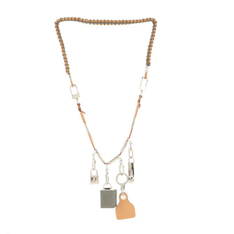 Louis Vuitton Survival Necklace Leather, Paracord and Metal