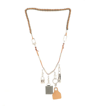 Louis Vuitton Survival Necklace Leather, Paracord and Metal