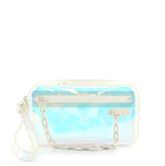 Louis Vuitton Pochette Volga Limited Edition Monogram Prism PVC