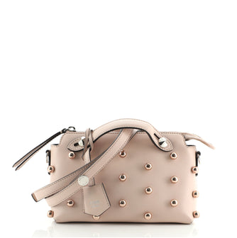 Fendi By The Way Satchel Studded Leather Mini