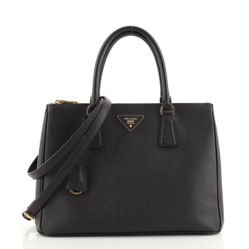 Prada Galleria Double Zip Tote Saffiano Leather Medium