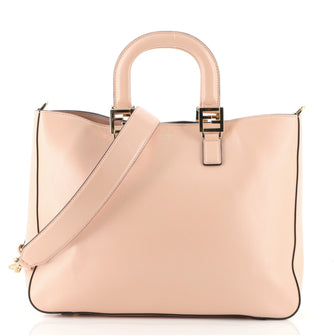 Fendi FF Handle Tote Leather Medium