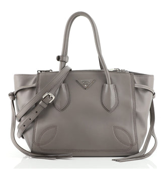 Prada Tassel Twin Pocket Tote City Calf Small