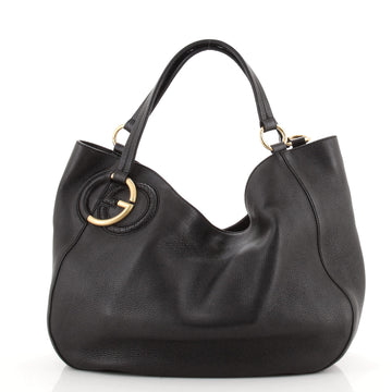 Gucci Twill Shoulder Bag Leather