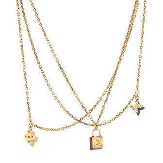 Louis Vuitton Sweet Charms Multistrand Necklace Metal with Enamel